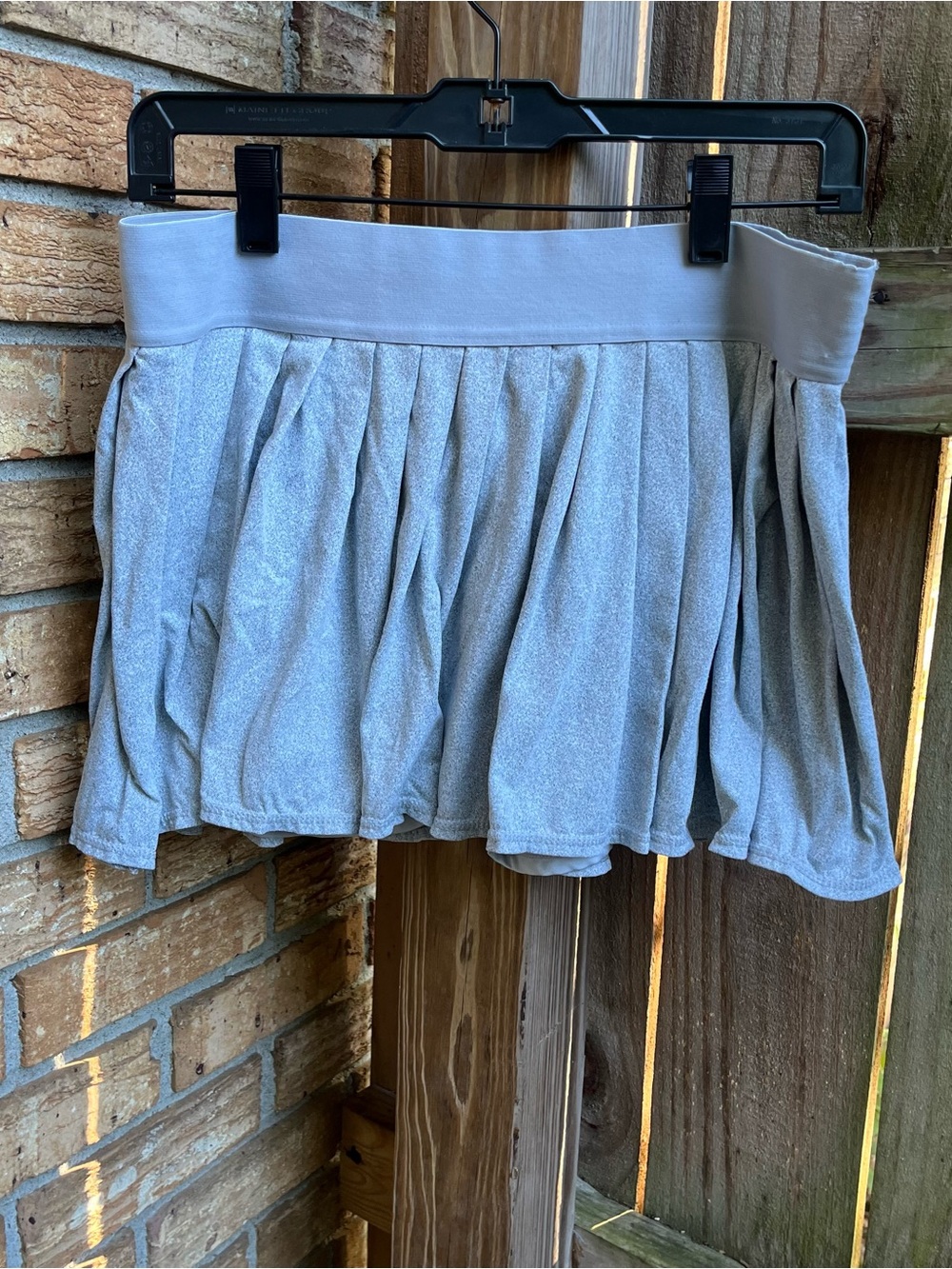 Kyodan Light Gray Pleated Tennis Skort